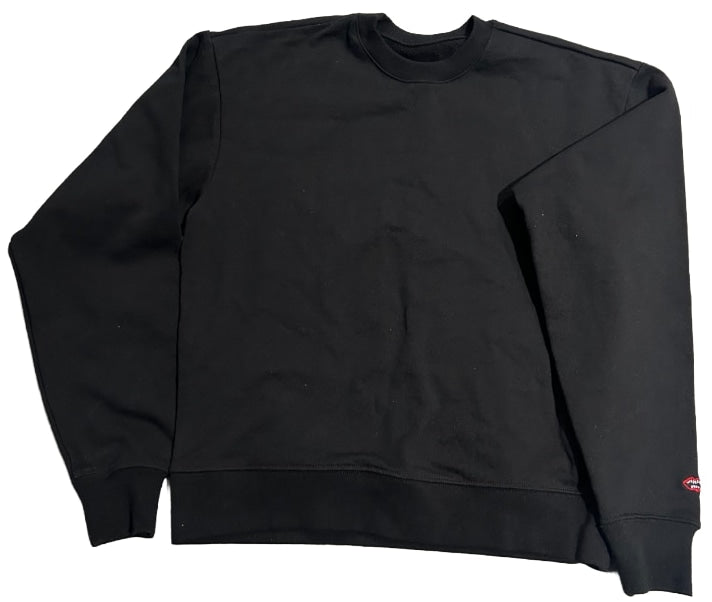 CHROME HEARTS MATTY BOY 'BLACK BLANK' CHOMPER CREWNECK