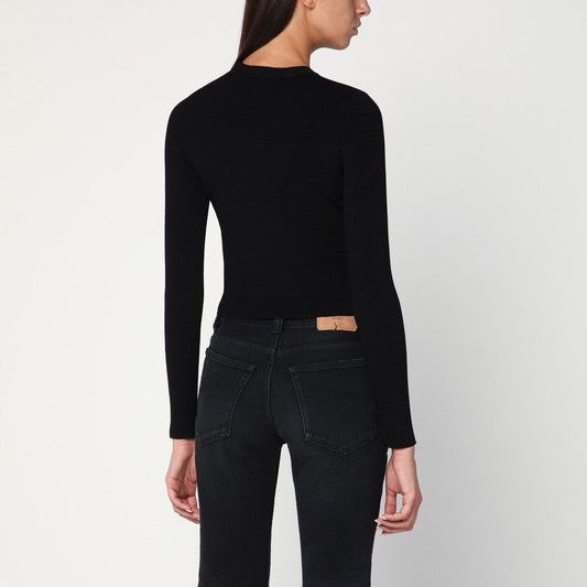Diesel ディーゼルブラックリブベッドヴァラリセーター - Image 1