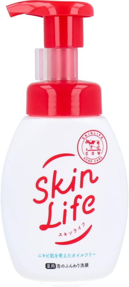 Skin Life Medicated Foam Fluffy Face Wash with Pump 5.3 fl oz (160 ml) (Quasi Drug) Citrus Bouquet Scent