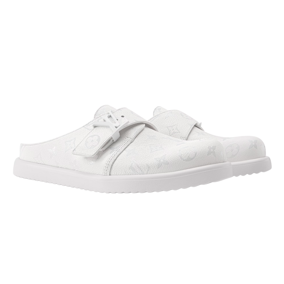 LOUIS VUITTON 'WHITE' EASY MULE