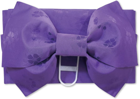 Nishiki Sash, Bow-shaped, One-Touch Yukata Belt, Wired, Women's, Girls, Kids, Adults, Children, Girls
