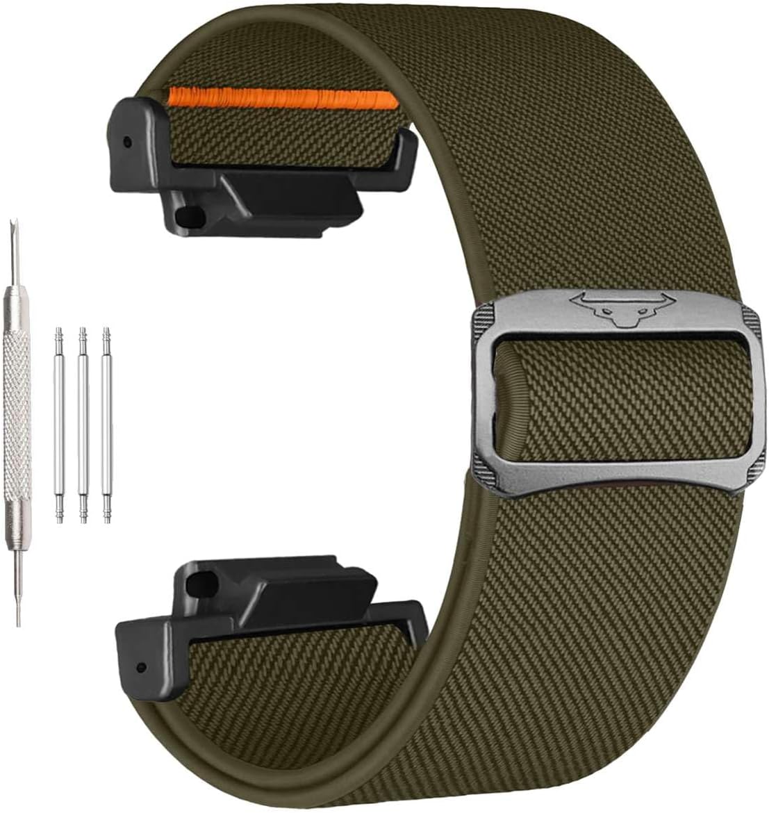 [YOOSIDE] G-SHOCK Elastic Sport Belt DW-5600 / GA-2100 / GW-M5610 / DW-5700 / GWX-5600 / GW-5000 / GLS-5600 / GA-100 / GDF-100 / GLX-5600 / GB-5 600 / GW-6900 Sport Style Soft Nylon Replacement Band