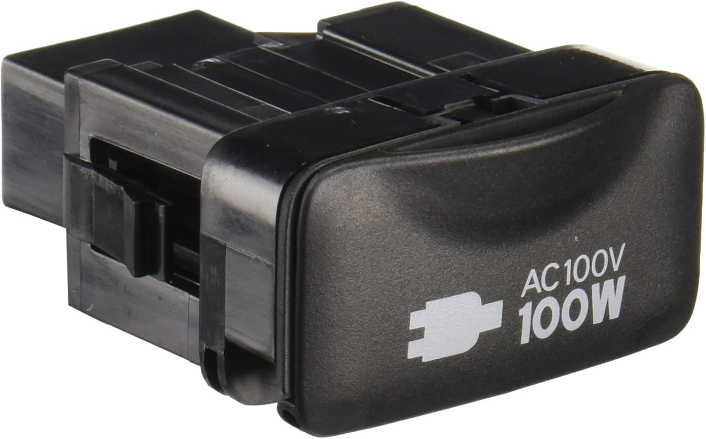 Toyota Genuine Parts Power Outlet Socket ASSY RR NO.1 (BLACK) Alphard/Vellfire/Hybrid Model Number: 85530-58080-C0