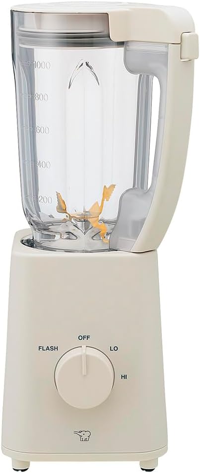 Zojirushi Mahobin Blender 1.0L (0.26 gal) Can Crush Ice Lightweight and Durable Simple Matte Finish Greige BM-SA10AM-HC