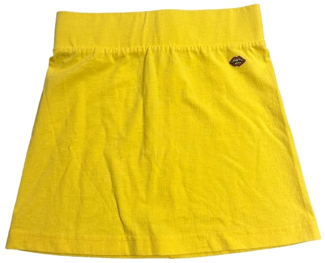 CHROME HEARTS MATTY BOY 'YELLOW BLANK' CHOMPER SKIRT