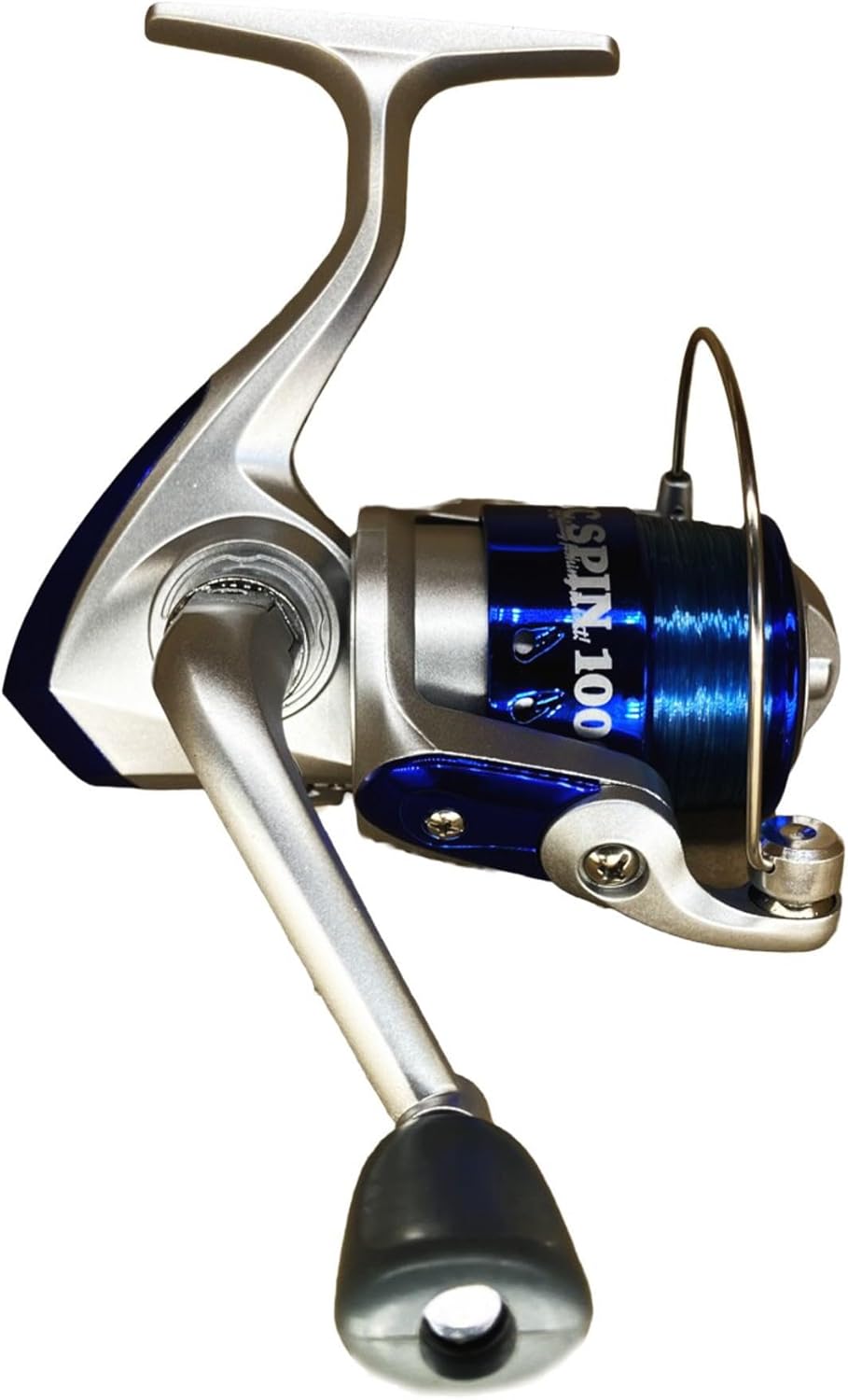 Riseway 1000 Basic Spin, Spinning Reel with Thread, No. 3 - 80 m, Blue