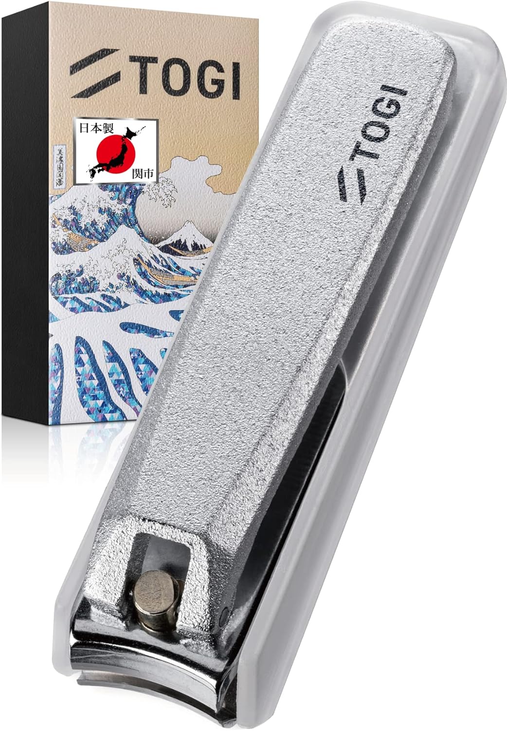 [Seki City] Nail Clippers Made in Japan Premium [Blacksmith Craftsmanship] Sharp Sharpening Like a Famous Sword Gift TOGI Silver