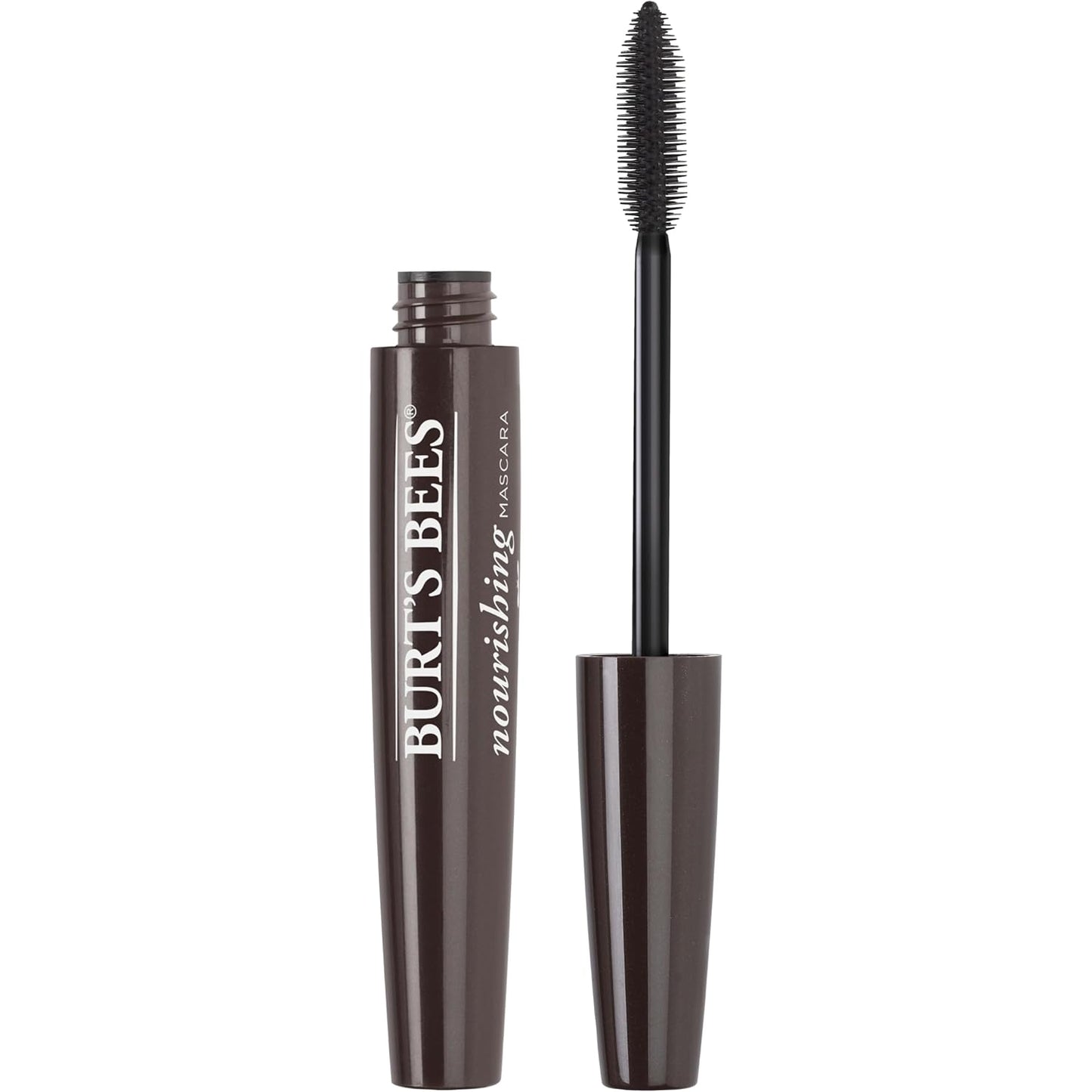 Máscara de pestañas, pestañas alargadas Burt's Bees 100% natural, negro clásico