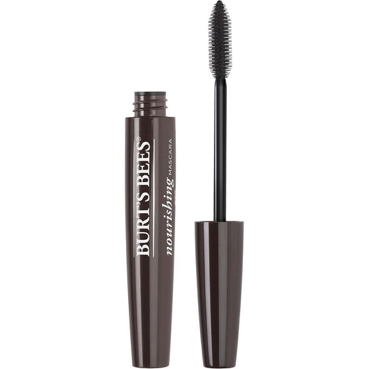 Máscara de pestañas, pestañas alargadas Burt's Bees 100% natural, negro clásico