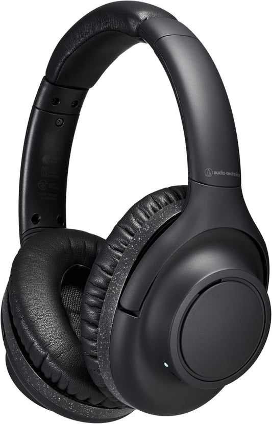 Audio Technica ATH-S300BT(E) Wireless Headphones Noise-Canceling Bluetooth 5.1 Closed-Back [Approx. 90 Hours Playback Fast Charging AAC Compatible Outside Sound Intake Multipoint Low Latency Mode