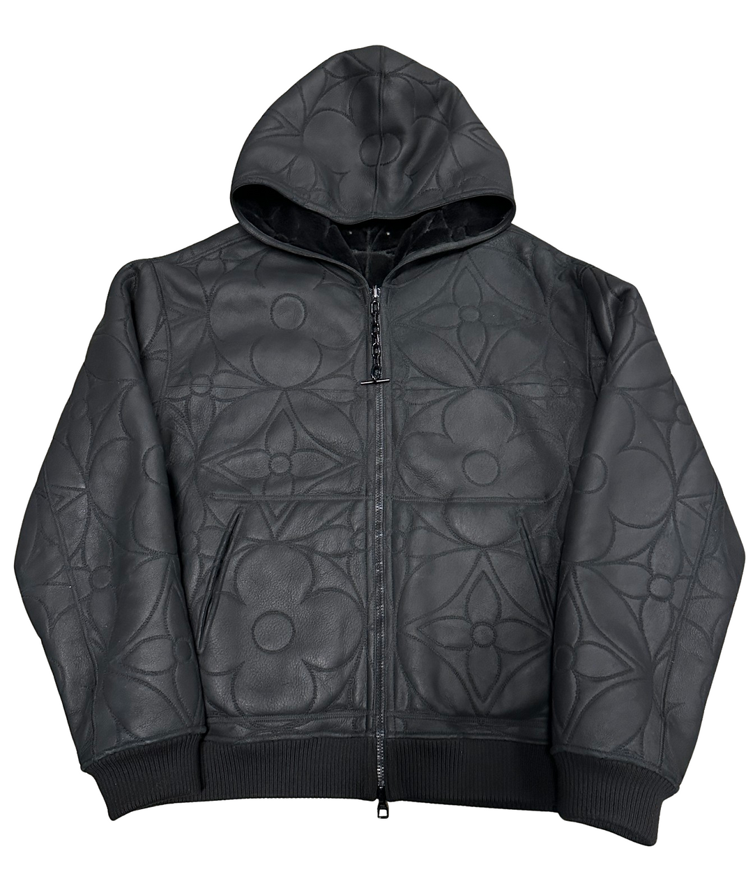 LOUIS VUITTON REVERSIBLE LEATHER 'JAPAN EXCLUSIVE' BLACK JACKET