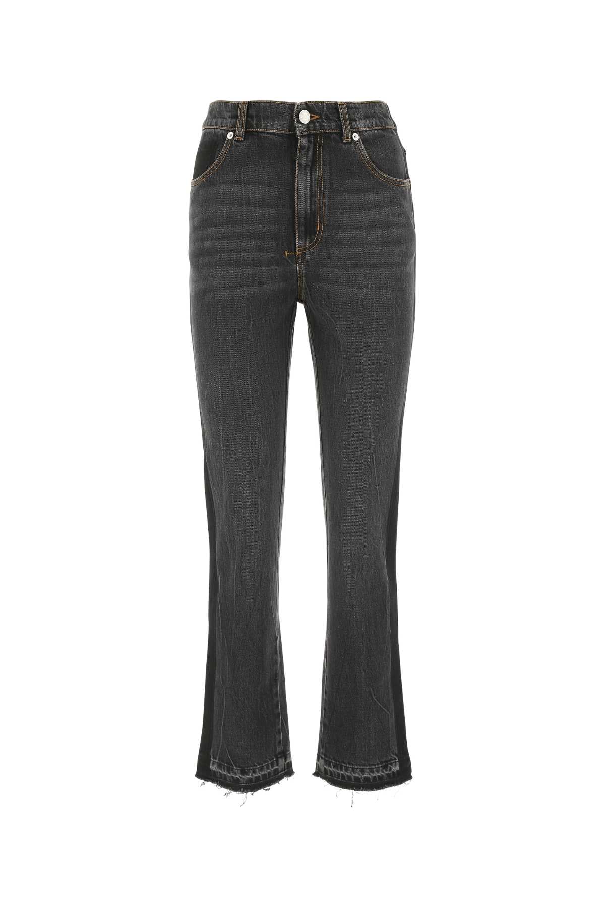 Alexander Mcqueen アレクサンダーマックイーンブラックデニムジーンズ - Image 1