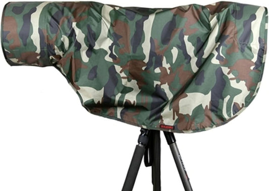 CHASING BIRDS Universal Rain Cover for Telephoto Lens Raincoat Telephoto Lens Protective Cover Dual Layer Waterproof Fabric Double Protection Waterproof Camouflage Lens Coat for CANON RF200-800mm