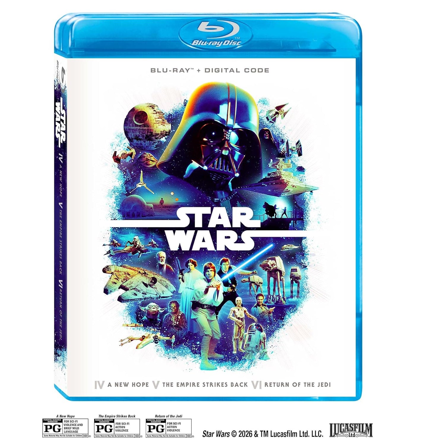 Star Wars: Original Trilogy (3 Discs) - Blu-Ray + Digital
