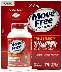 COSTCO / Move Free【ムーブ・フリー　サプリメント　グルコサミン＆コンドロイチン　+関節液＆ユニフレックス　170タブレット　栄養補助食品】【並行輸入品】