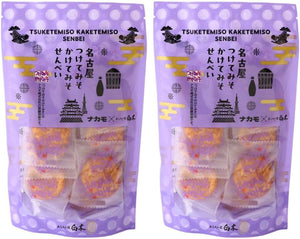 白木 名古屋つけてみそかけてみそせんべい 45g×2袋 国産 米菓 赤だし コラボ商品 お菓子 おやつ お茶請け