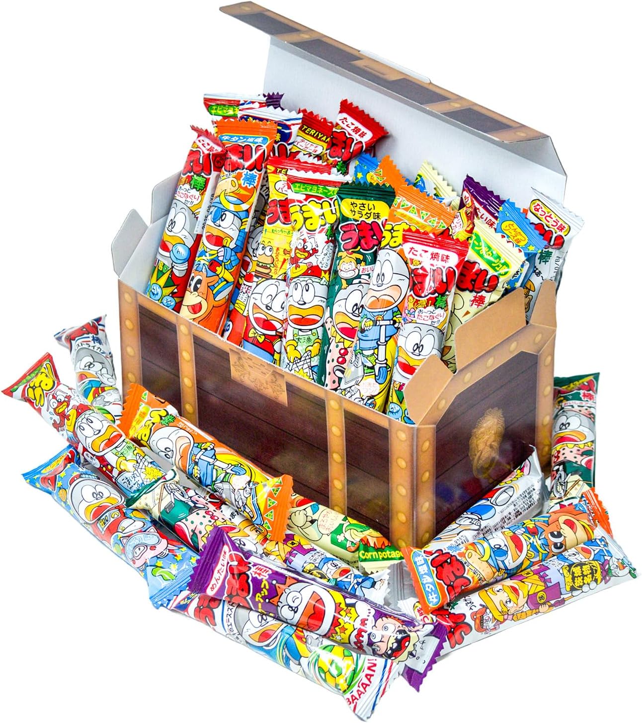 Umai Sticks Assorted Treasure Box 36 Pieces Snacks