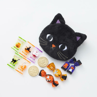 【ハロウィン限定】ミートントリート ポーチ（ブラック） お菓子11個入 ※常温ポスト投函発送