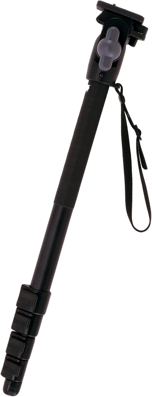 SLIK E-Z Pod Jr Monopod - 8.5 lb (3.86 kg) Mirrorless / DSLR Camera Compatible with Sony, Nikon, Canon, Fuji Cameras and More - Black (617-200)
