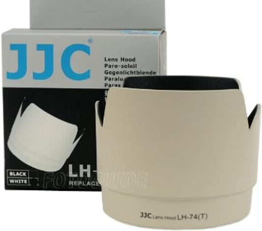 JJC製品 花形！ キャノン レンズフード ET-74 互換品 EF70-200mm F4L IS 対応 ホワイト