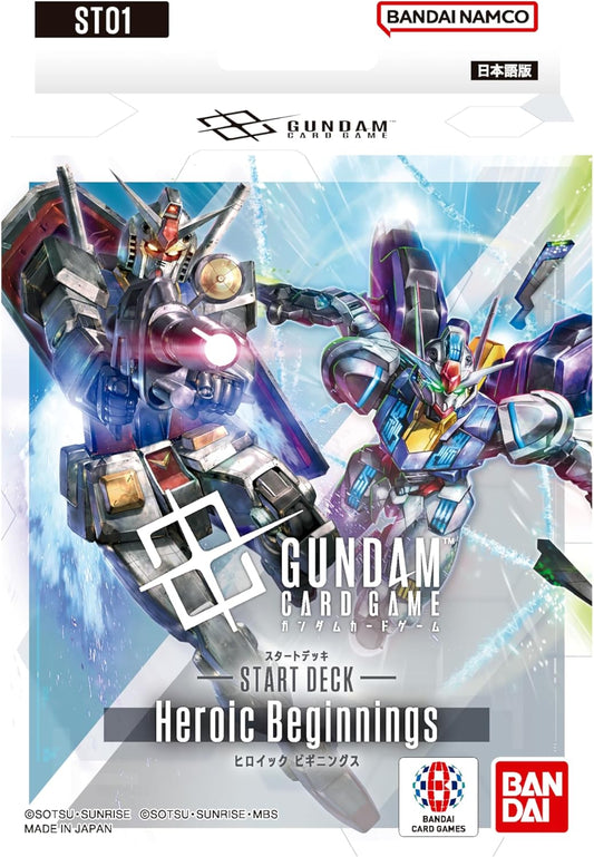 Bandai ST01 Gundam Card Game Starting Deck Heroic Beginnings