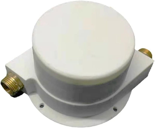 100W Micro Hydro Water Turbine Generator Hydroelectric Magnet Permanent Magnet Generator 1-60v Outdoor (Color: White)