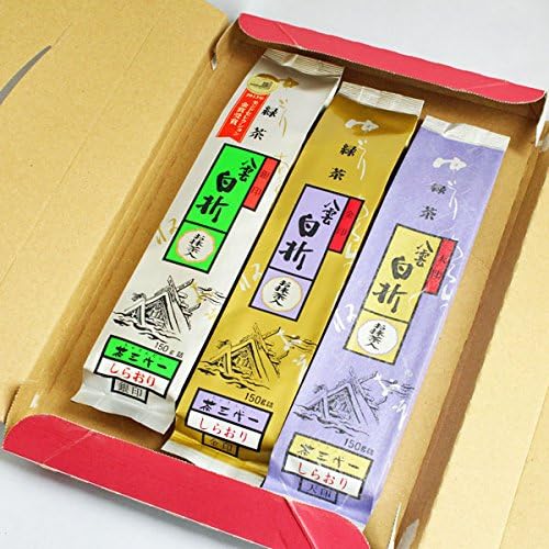 Tea Sandaiichi Yakumo White Fold with Matcha Green Tea, Silver Seal, Gold Stamp, Tenjin, 4.8 oz (135 g) x 3 Bottles Set (For Home Use)