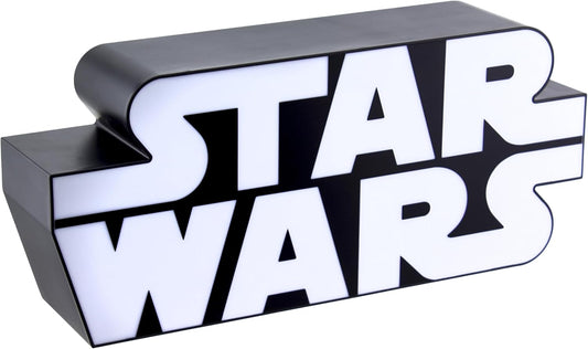 Paladone Luz con logotipo de Star Wars, para montar en la pared e independiente, con licencia oficial de Disney Star Wars, decoración ligera de Star Wars y regalos para hombres