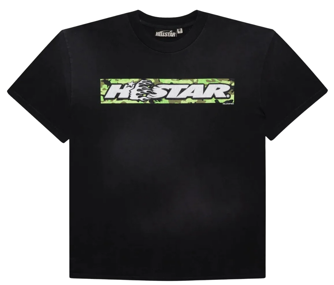 HELLSTAR 'BOX LOGO' BLACK/GREEN TEE