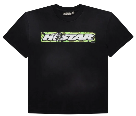 HELLSTAR 'BOX LOGO' BLACK/GREEN TEE