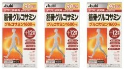 Asahi Muscle Bone Glucosamine 720 Tablets x 3 Pack Set