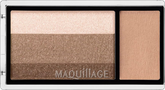 Maquillage Dramatic Eye Color (Multi) BR744 Chocolate Crepe Eye Shadow Customized Gradation Nose Shadow Eyebrow Main Unit 0.09 oz (2.5 g)
