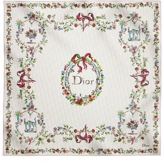 Dioriviera Dior Arabesque 90 Square Scarf - Image 1