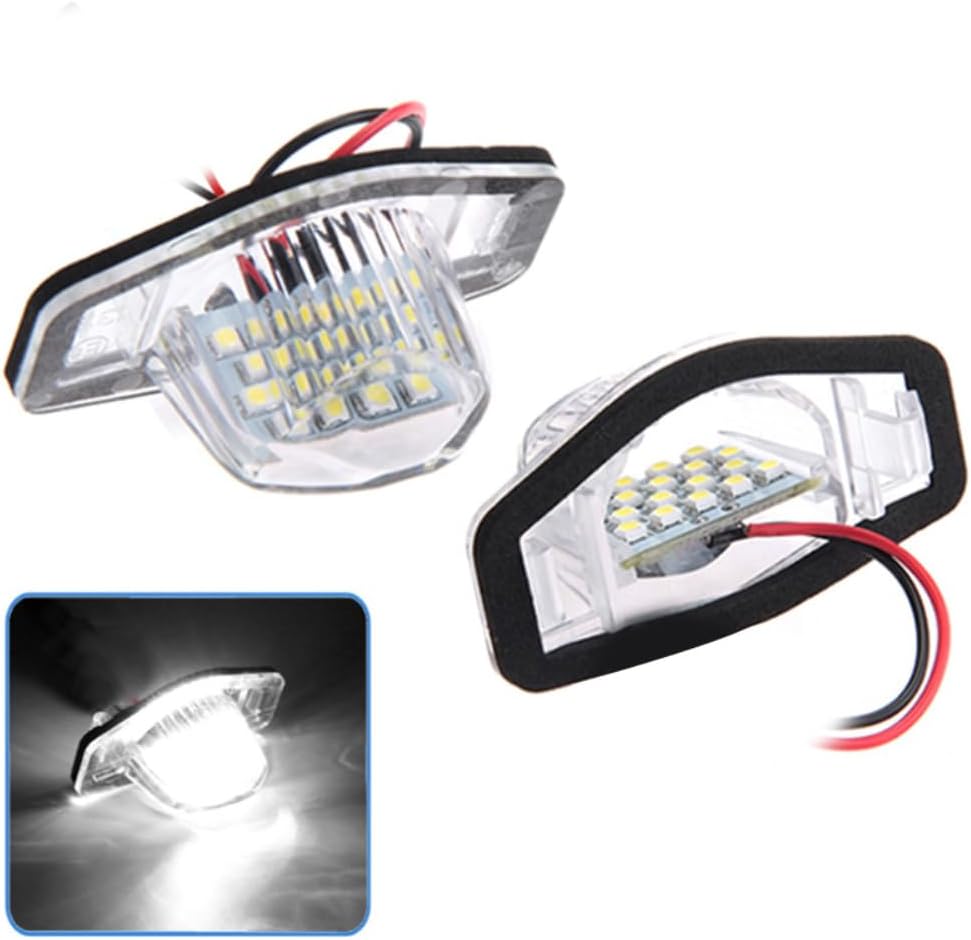 Car LED License Lamp 36 LED White License Plate Light Genuine Replacement Light Exterior Rear Custom Parts License Plate Light for Honda