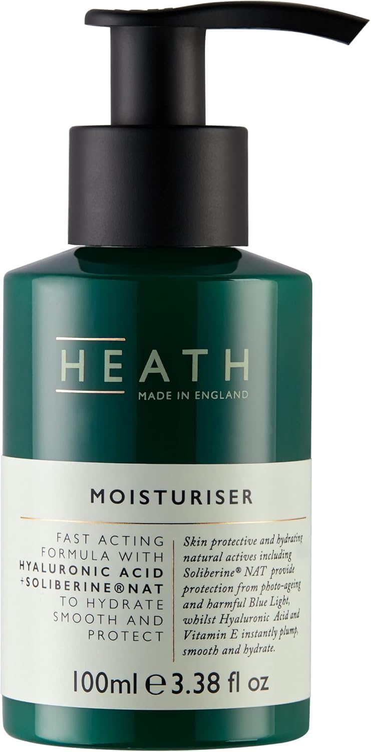 HEATH/Moisturizer, 3.4 fl oz (100 ml) - Tea Tree Scent, Gift for the Aged Day, Gift, Men's Lotion, Milky Lotion, All-in-One, Moisturizing Cream, Hyaluronic Acid Formulation, Blue Light Protection,
