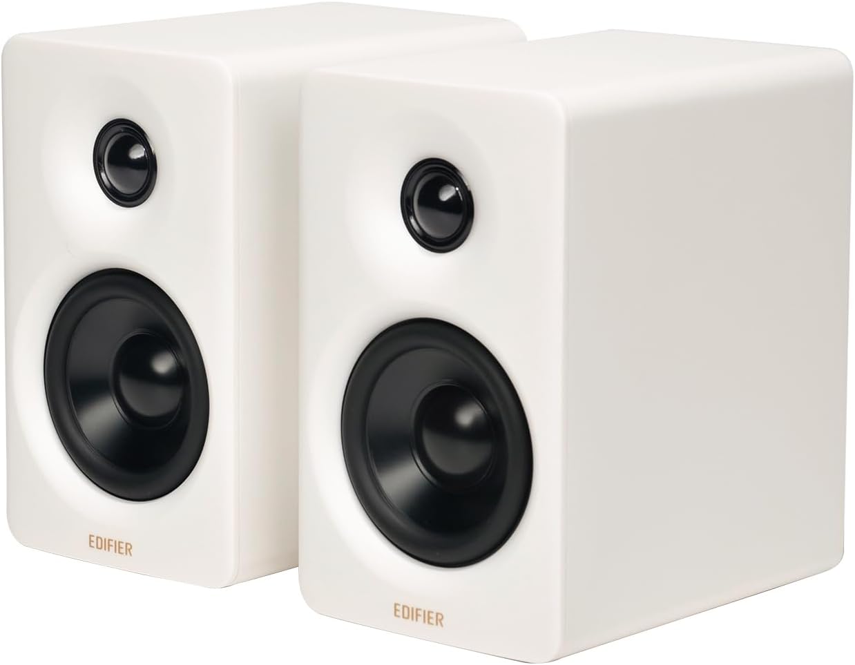 「VGP2025 Gold Award & Best Value Award」Edifier M60 Multimedia Speaker, 66W, Bluetooth 5.3, High Resolution Wireless, Compact Design, Dedicated App, Stand, USB-C/AUX Input, Made of MDF, White