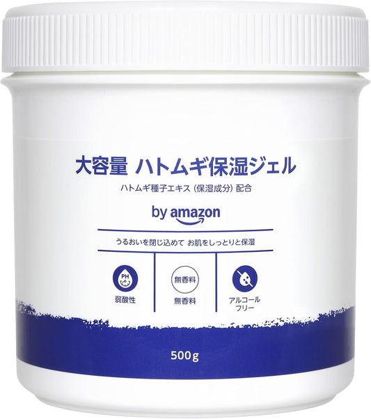 by Large Capacity Pearl Barley Moisturizing Gel, 17.6 oz (500 g), Made in Japan