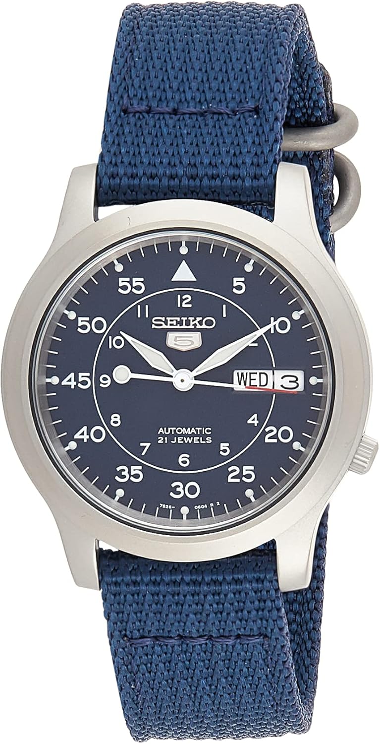 [セイコーインポート] SEIKO import 腕時計 海外モデル メッシュベルト 自動巻き ミリタリー ネイビー SNK807K2 メンズ [並行輸入品]