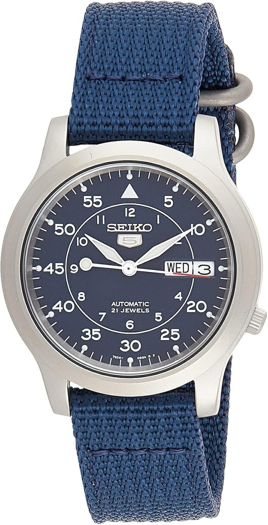 [セイコーインポート] SEIKO import 腕時計 海外モデル メッシュベルト 自動巻き ミリタリー ネイビー SNK807K2 メンズ [並行輸入品]