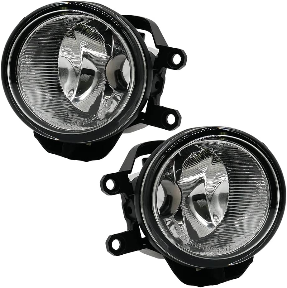Camry 40 Series 50 Series 70 Series ACV40 ACV45 AVV50 AXVH70 Fog Lamp Glass Lens Unit Replacement Optical Axis Adjustment Heat Resistant LED H8 H11 H16 Genuine LED Fog