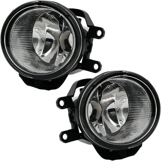 Camry 40 Series 50 Series 70 Series ACV40 ACV45 AVV50 AXVH70 Fog Lamp Glass Lens Unit Replacement Optical Axis Adjustment Heat Resistant LED H8 H11 H16 Genuine LED Fog