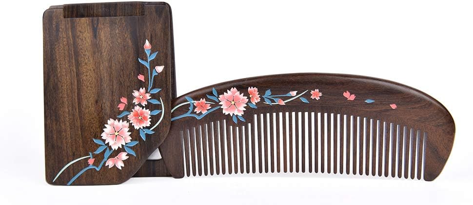TAN MUJIANG Wooden Comb, Like Cherry Blossoms