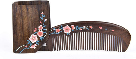TAN MUJIANG Wooden Comb, Like Cherry Blossoms