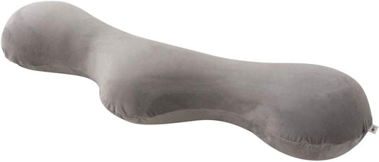 Emur Body Pillow, Cushion, Pillow, Moist Gray, Made in Japan, Washable Cover, Beads, Zipper Closure, Blissful Sleep