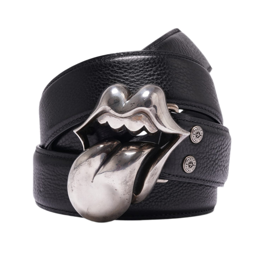 CHROME HEARTS 'ROLLING STONES' LIPS BELT
