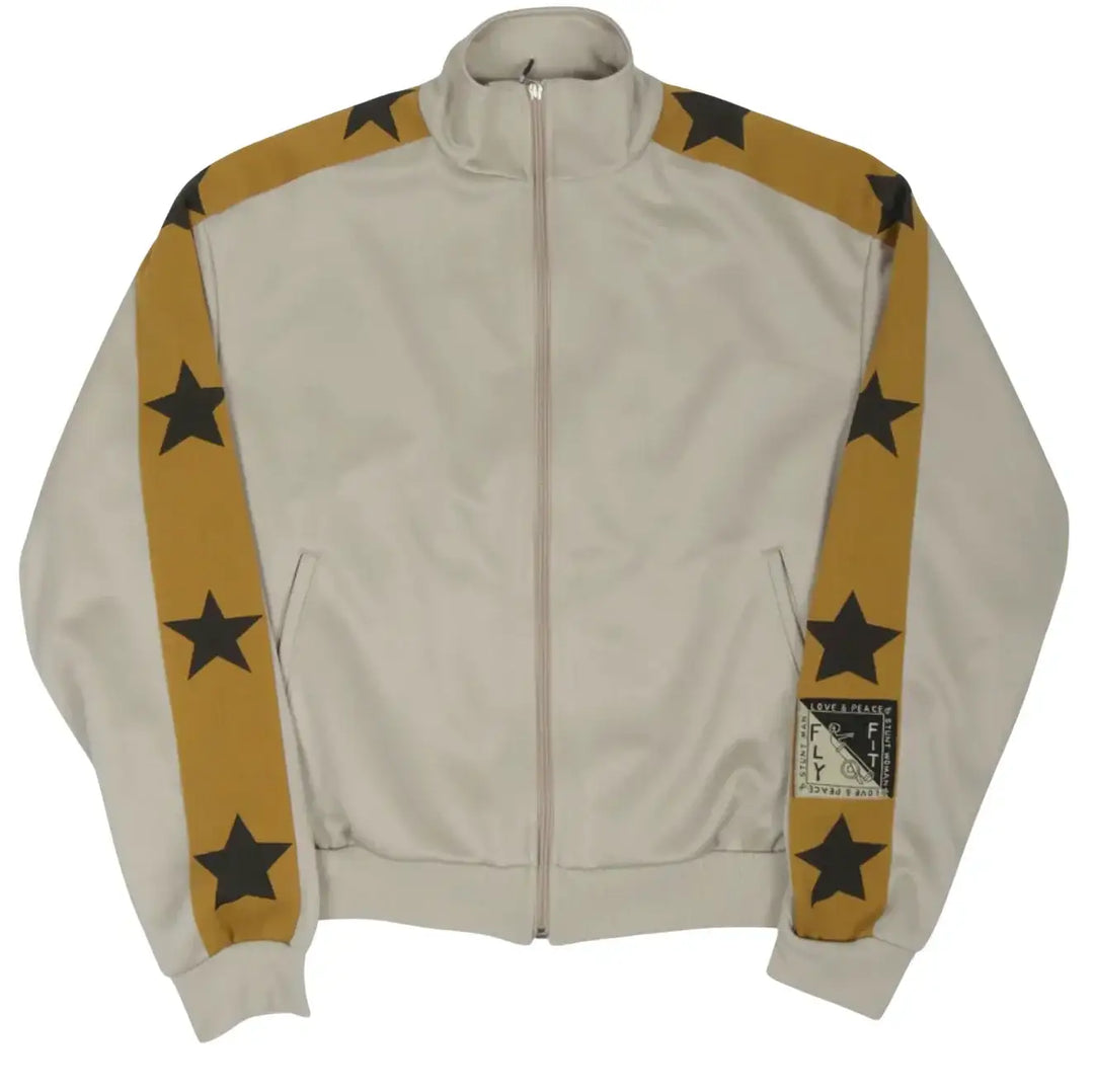 KAPITAL 'STUNTMAN & WOMAN' BEIGE TRACK JACKET SWEATPANT SET