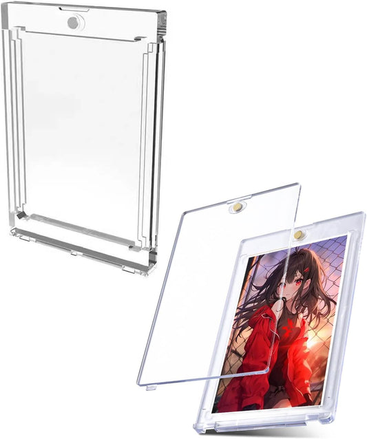 Card Case Magnetic Loader UV Cut 35pt 【Official Sleeve Compatible Size】Dedicated for Pokemon Card/Yu-Gi-Oh!/MTG Card Protection and Storage (3-piece Set)