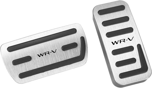 Honda WR-V Dedicated Aluminum Pedal Cover, Easy Installation, Brake, No Drilling Required, Genuine Replacement Design, Axle, Covers, Interior Custom, Anti-Slip, Scratch-Resistant, Stain