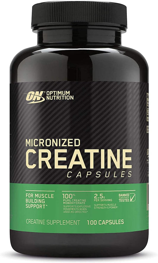 オプティマムニュートリション(Optimum Nutrition) クレアチン2500 キャップス 100カプセル 25グラム (x 100) [並行輸入品]