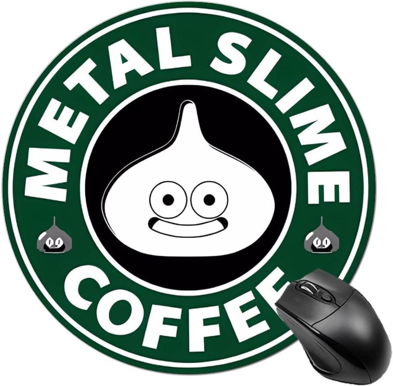 Mouse Pad Waterproof Durable Easy to Clean Non-Slip Rubber Sole for Office Gaming Stylish Cute Anime Character Unisex (Green)